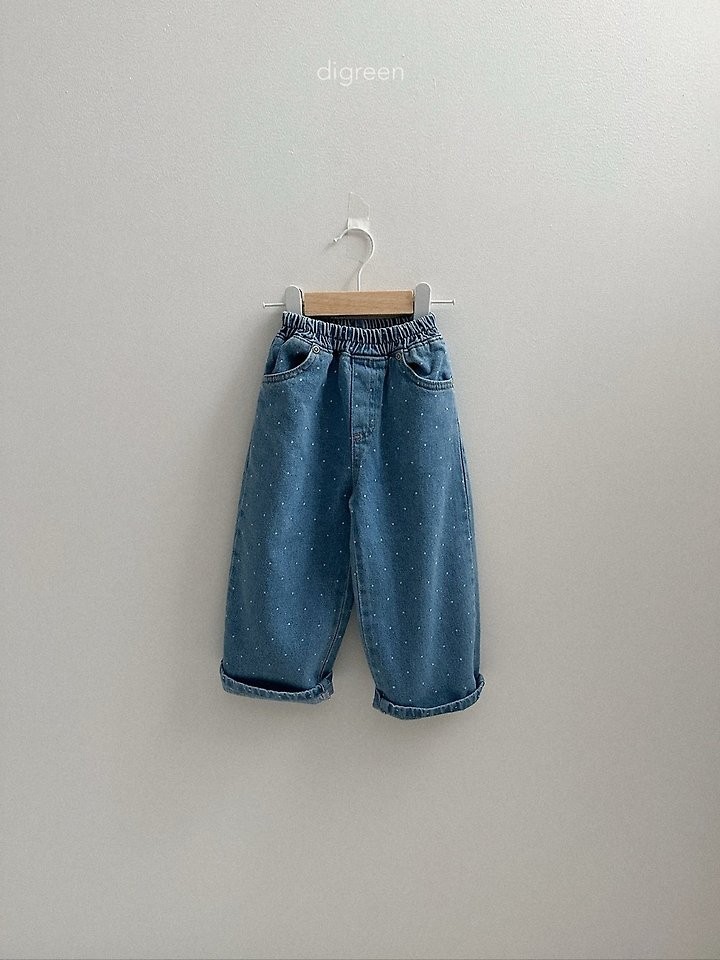ドットデニムパンツ 9