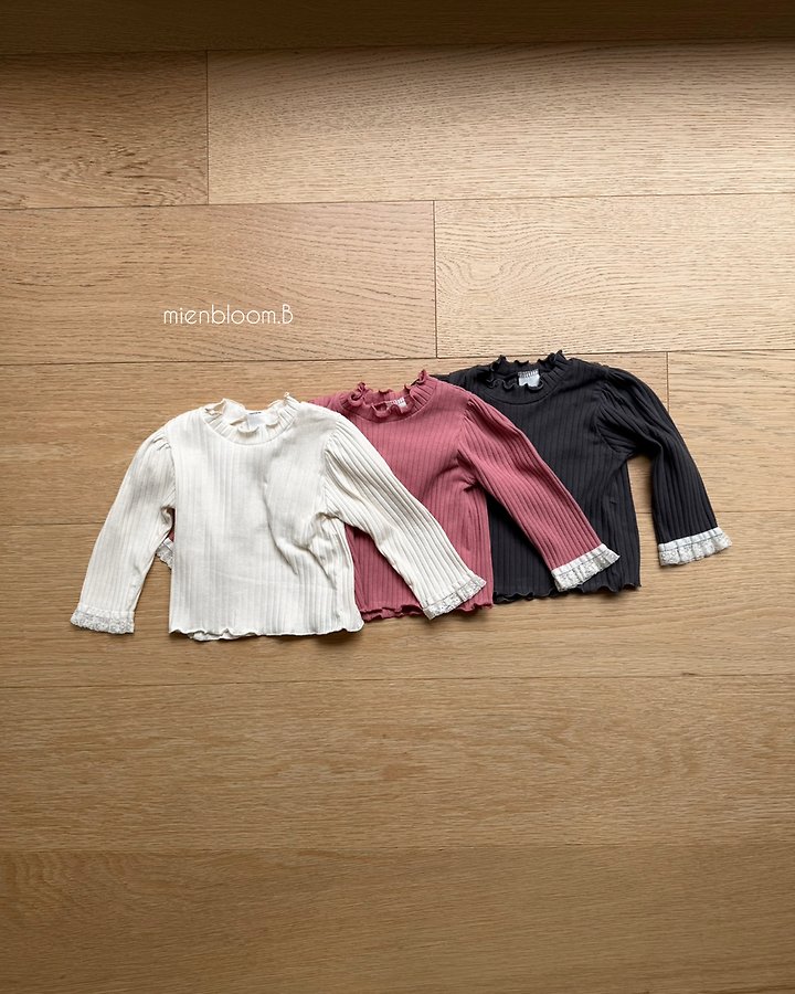 ベビーレースリブTシャツ