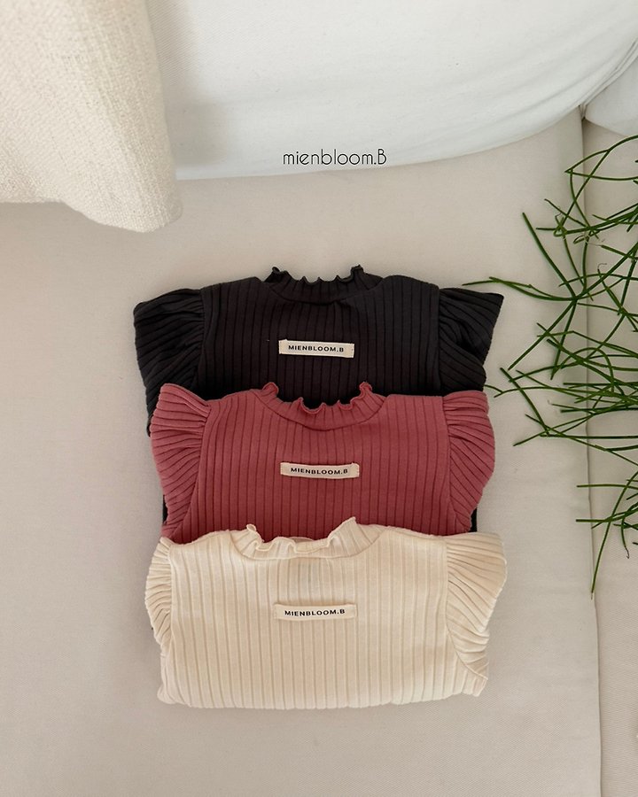 ベビーレースリブTシャツ 4