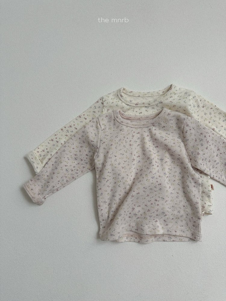 コットンアイレット長袖Tシャツ 3