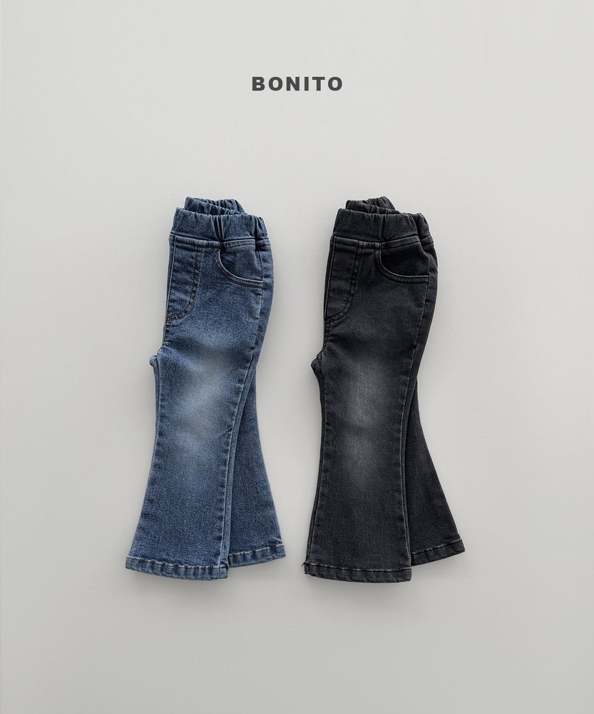 ブーツカットストレッチデニムパンツ 3