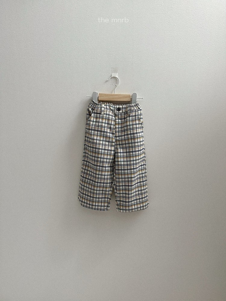 アデルチェックパンツ