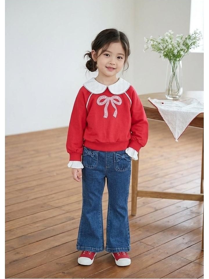 ソフトリボンデニムブーツカットパンツ 13