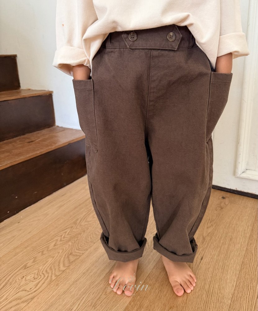 ルカボタンパンツ 14