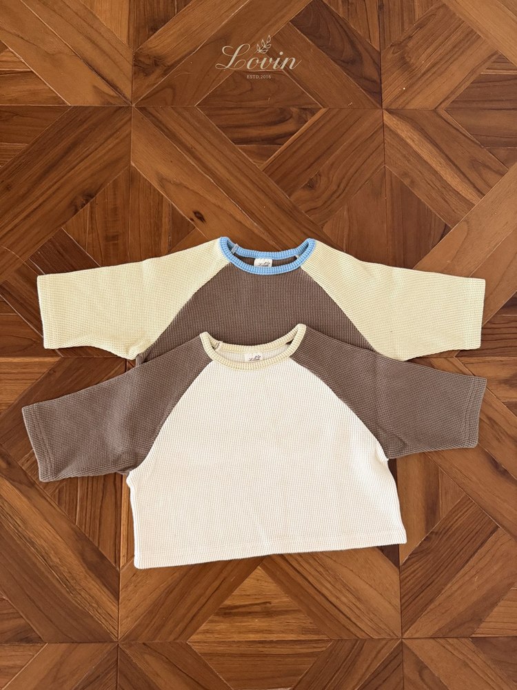 ワッフルラグランTシャツ 6