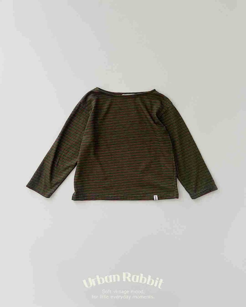 ハイティーンストライプロングTシャツ 21