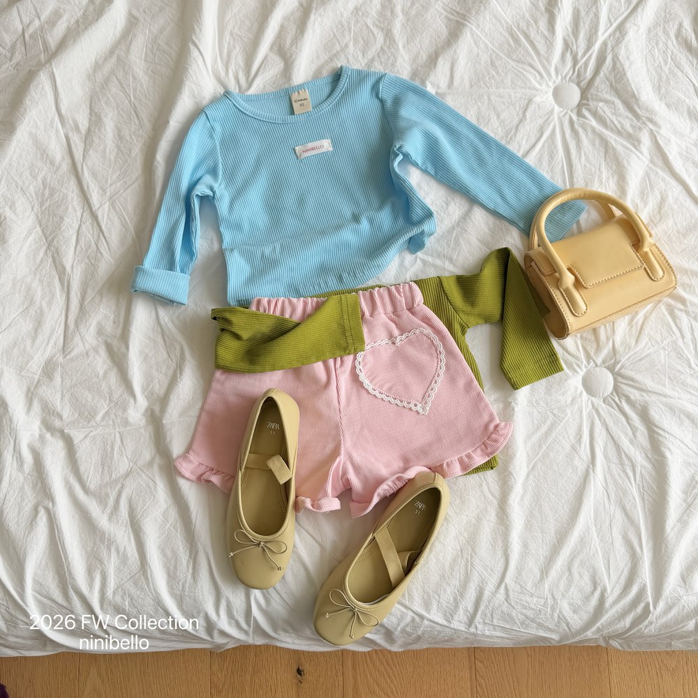 ハートコーデュロイフリルパンツ 24