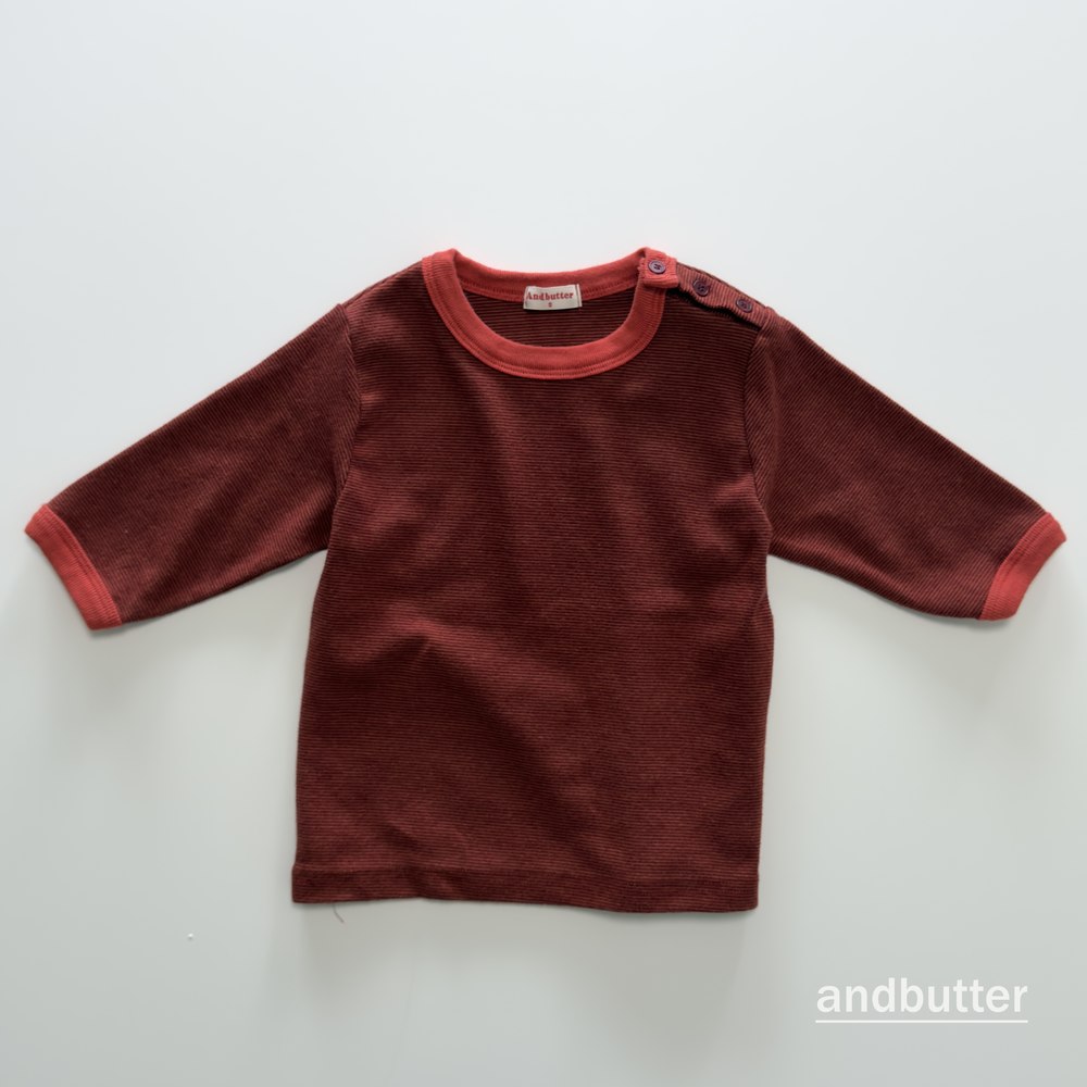 スナップ7分袖Tシャツ 22