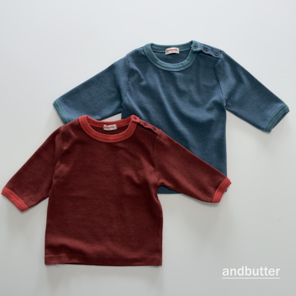 スナップ7分袖Tシャツ 24