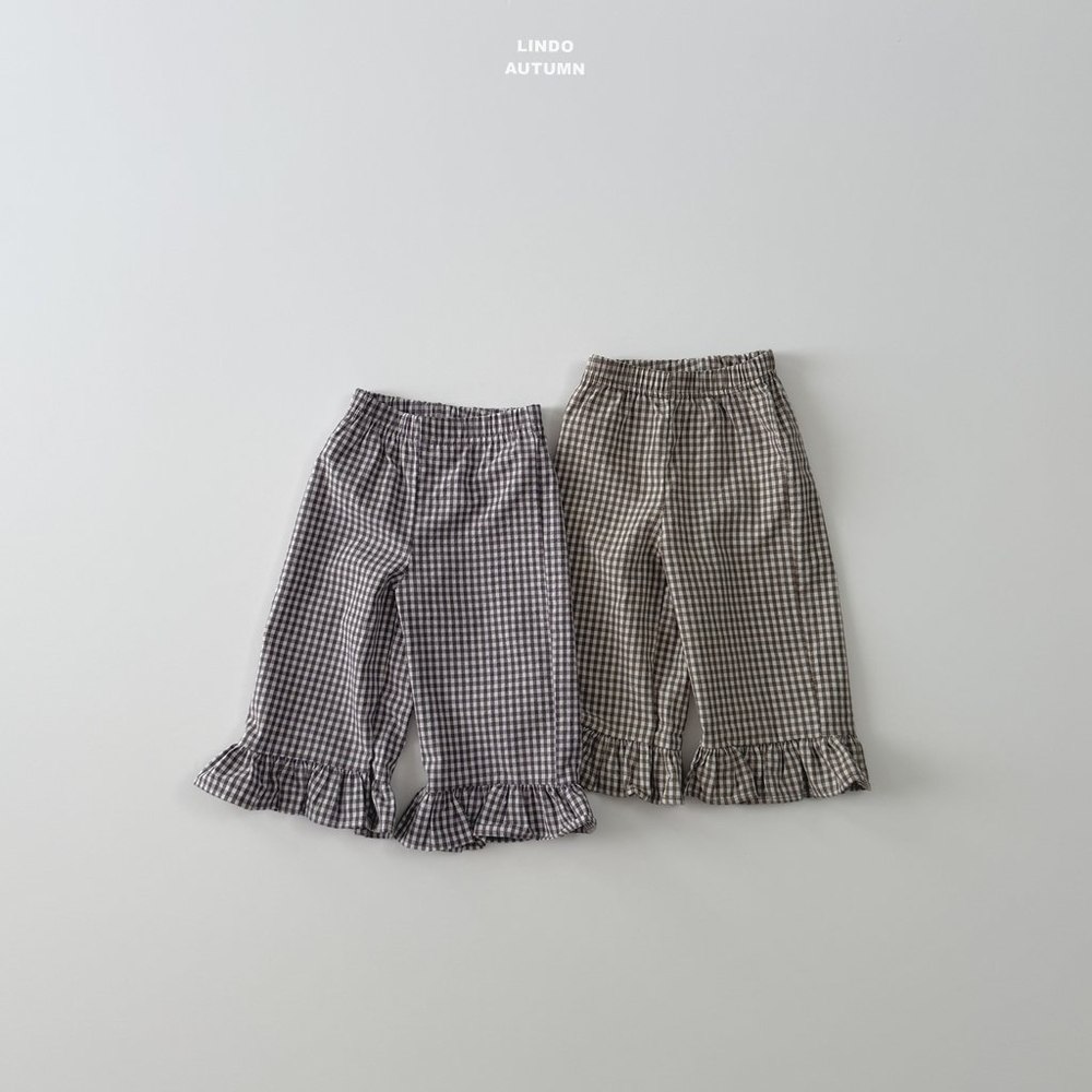 スイートチェックパンツ