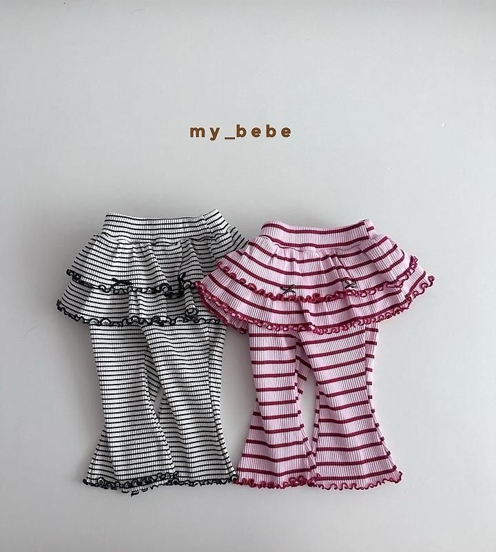 2段リボンティアードパンツ 3