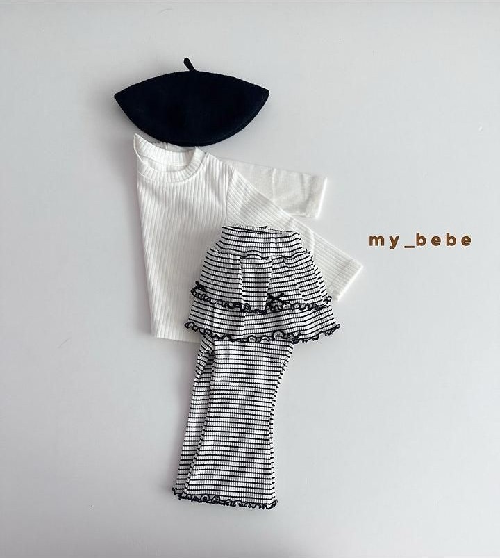 2段リボンティアードパンツ 10