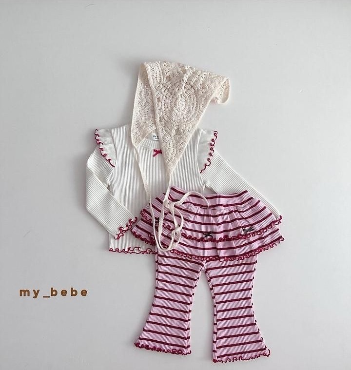 2段リボンティアードパンツ 15