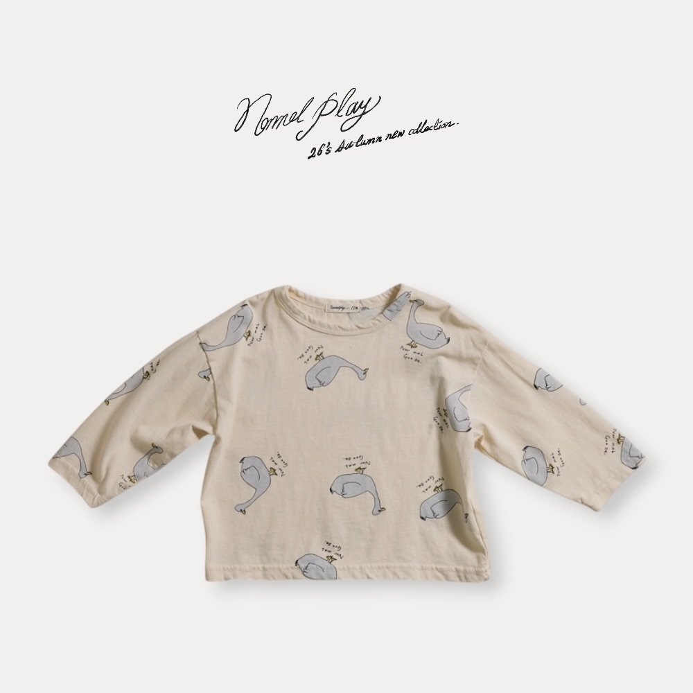 ノーマルダック総柄シングルTシャツ 5