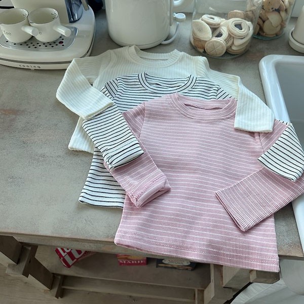 ベーシックリブロングTシャツ